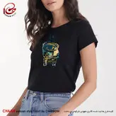 تیشرت مدرن هنری با شعر مرا چشمیست خون افشان ز دست آن کمان ابرو برند چام 2773
