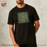 تیشرت مدرن هنری با شعر مزرع سبز فلک دیدم و داس مه نو برند چام 5458