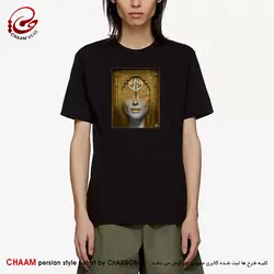 تیشرت هنری خاص با شعر اوست نشسته در نظر من به کجا نظر کنم برند چام 6231