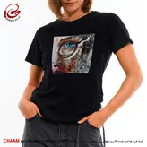 تیشرت مدرن هنری با شعر باغ و بهار من تویی بهر تو بود بود من برند چام 2774