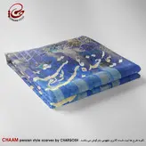 شال مدرن و هنری ایرانی چام با شعر بیمار خنده‌های توام بیشتر بخند 1144