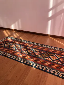 گلیم آنتیک دستبافت کد A۱