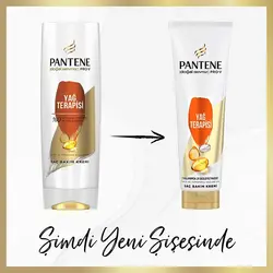 ماسک مو داخل حمام پنتن مخصوص مو شکنندهPantene Doğal Sentez Yağ Terapisi Saç Bakım Kremi