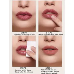 ست اسکراب و ماسک لب شیگلم5468947698477895