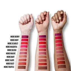 رژ لب استیکی مات میبلین رنگ More Scarlet 2992364548546326