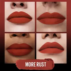 رژ لب استیکی مات میبلین رنگ More Rust 8993263445494142