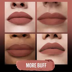 رژ لب استیکی مات میبلین رنگ More Ruff 699516954945632156