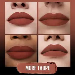 رژ لب استیکی مات میبلین رنگ More Taupe 7996565695164655