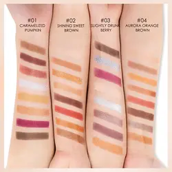 پالت سایه او تو او رنگ Aurora Orange BrownAurora Orange Brown