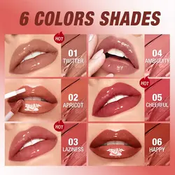 رژ لب مایع مات و لیپ گلاس دو سر او تو اوO.TWO.O 2 IN 1 Matte Long Wear Lip Gloss Clear Moisturizing Lip Oil