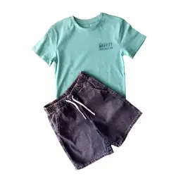 تیشرت وشلوارک پسرانه اورجینال، تیشرت برند next، شلوارک برند h&mسایز 8تا9سال