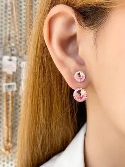 گوشواره آویز کریستال سواروسکی کد ۲۶۹۱