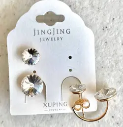 گوشواره آویز کریستال سواروسکی کد ۲۶۹۱