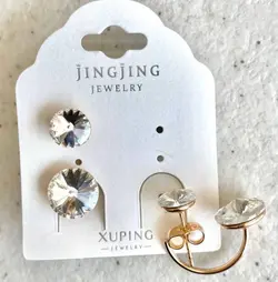 گوشواره آویز کریستال سواروسکی کد ۲۶۹۱