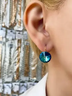 گوشواره چسبی کریستال سواروسکی کد ۱۹۸۱