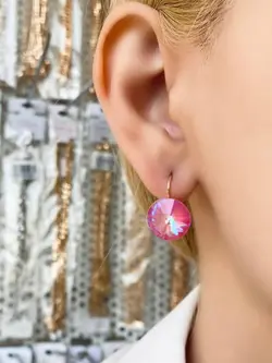 گوشواره چسبی کریستال سواروسکی کد ۱۹۸۱