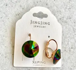 گوشواره چسبی کریستال سواروسکی کد ۱۹۸۱