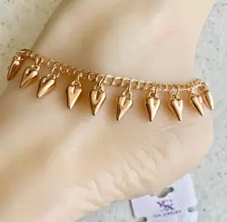 پابند ysx آویز قلب روکش طلا کد ۷۹۱