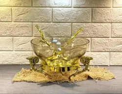 سوفله سالاد خوری پیرکس آبکاری فورتیک