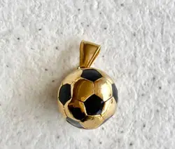 آویز گردنبند توپ فوتبال استیل کد ۹۲۱