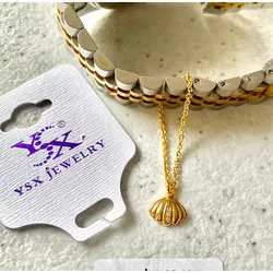 آویز ساعت استیل ysx طرح صدف کد ۲۱۱