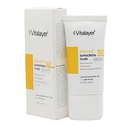 فلوئید ضد آفتاب ویتامین سیSPF 50 ویتالیر | Vitalayer Vitamin C SUNSCREEN FLUID SPF 50