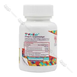 کپسول امگا ۳ + کوآنزیم Q۱۰ ویمکسیر | VimExir Omega 3 Co Q10