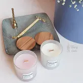 شمع گیاهی و معطر فرین با شات یخی-سایز بزرگ
