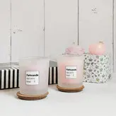 شمع گیاهی و معطر فرین با شات یخی-سایز بزرگ