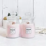 شمع معطر با شیشه صدفی