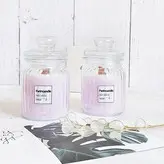 شمع معطر با شیشه صدفی