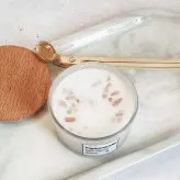 شمع گیاهی و معطر فرین با شات یخی-سایز کوچک