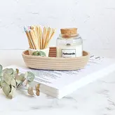 سبد سبزی یا سبد کاربردی بیضی قیطان دوزی