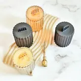 شمع شیشه ای در دار معطر به اسانس لوندر