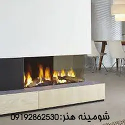 شومینه گازی دو طرفه ال کد218