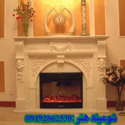 شومینه کلاسیک فریم سنگ برقی کد38