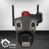 دوربین مینی اسپیددام سیمکارتی IP تحت شبکه چرخشی 8MP 4K دو لنزه بیسیم مدل C10-546