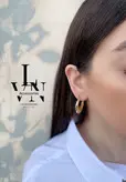 گوشواره مینیمال طلایی