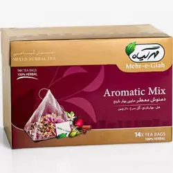 دمنوش معطر مهر گیاه حاوی بهار نارنج 14 عددی مهر گیاه » فروشگاه آنلاین عطاری معماریانی