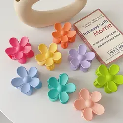 کلیپس مو طرح بابونه سایز کوچک ۳ سانتی شمعی مات