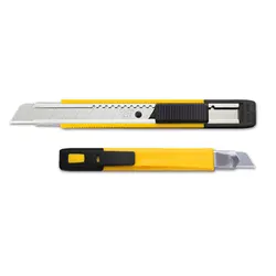 کاتر فلزی با روکش پالستیکی با تیغ متوسط به همراه تیغ شکن MT-1