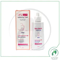 پن مایع روشن کننده و ضد لک دئودراگ مدل +Lightening Syndet حجم 150 میلی لیتر-Deo Drug