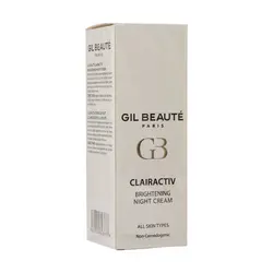کرم شب روشن کننده صورت کلر اکتیو ژیل بوته 40 میلی لیتر ـ Gil BeauteClairactiv Brightening Night Cream ـ ژیل بوته