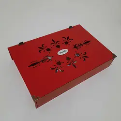 جعبه شیرینی چوبی کد 01