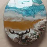 جاکلیدی دیواری رزینی