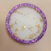 زیر لیوانی رزینی لبه اکلیلی