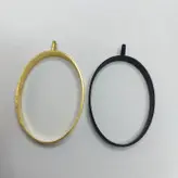 قاب فلزی بیضی اکسسوری