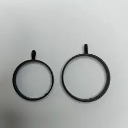 قاب فلزی گرد زیورآلات رزینی