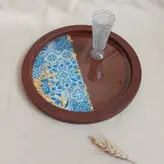 سینی پذیرایی مدرن چوب و رزین