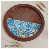 سینی پذیرایی مدرن چوب و رزین